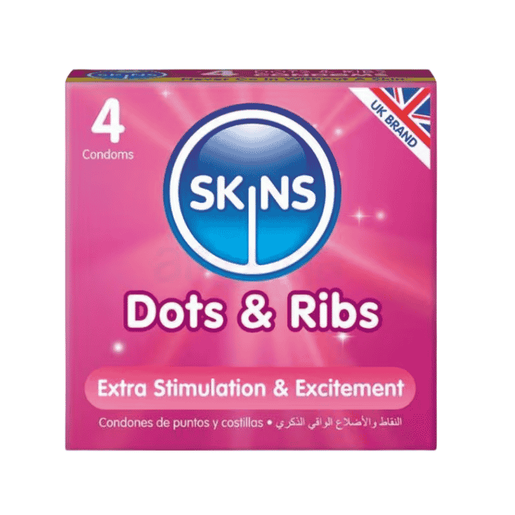 Skins Dots & Ribs Premium Condom 4's Pack